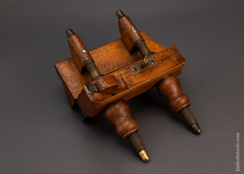 Extra-Fine-GREENSLADE-BRISTOL-Brass-Armed-Plow-Plane-119442