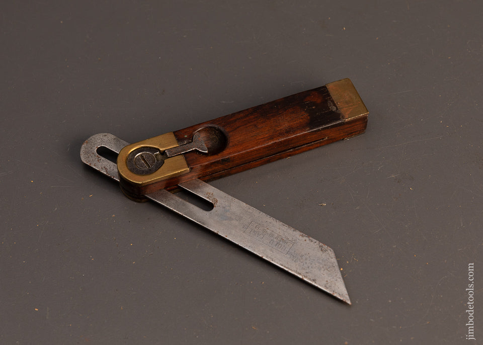 6-Inch-Holdfast-Patent-1914-Rosewood-Quick-Release-Bevel-Square-119446