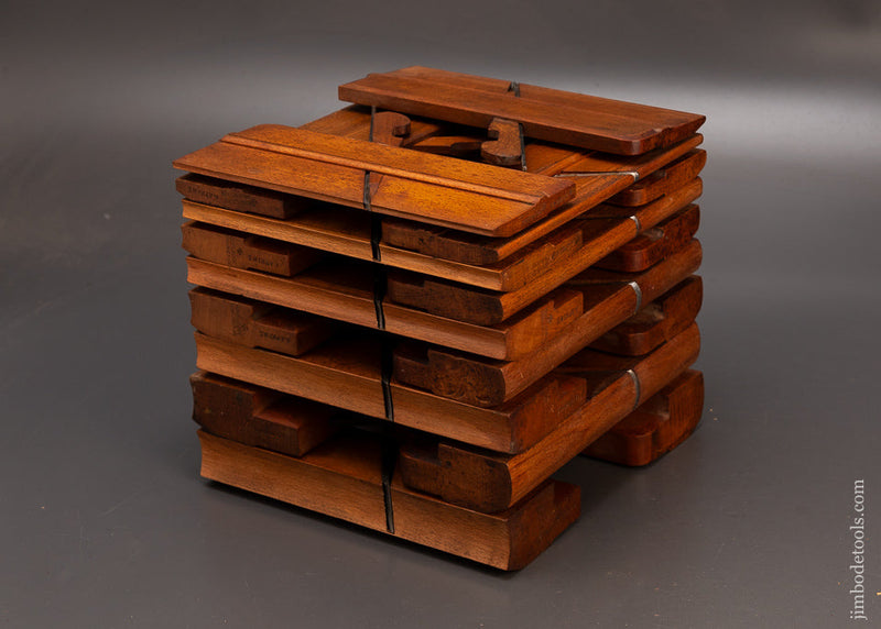 Astonishing-Complete-Set-of-18-Hollow-&-Round-Moulding-Planes-by-ROUTLEDGE-BIRMINGHAM-Odd Numbered-119465-AS-OF-JAN 29