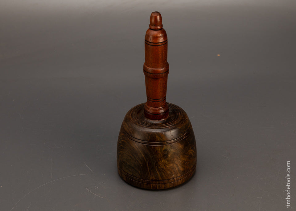 Stunning-1-Pound-14-Ounce-Fancy-Lignum-Vitae-English-Carving-Mallet-119471