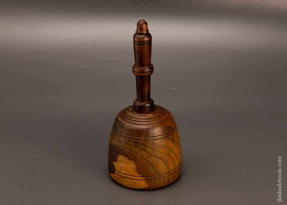 Stunning-12-Pound-7-Ounce-Fancy-Lignum-Vitae-English-Carving-Mallet-119484