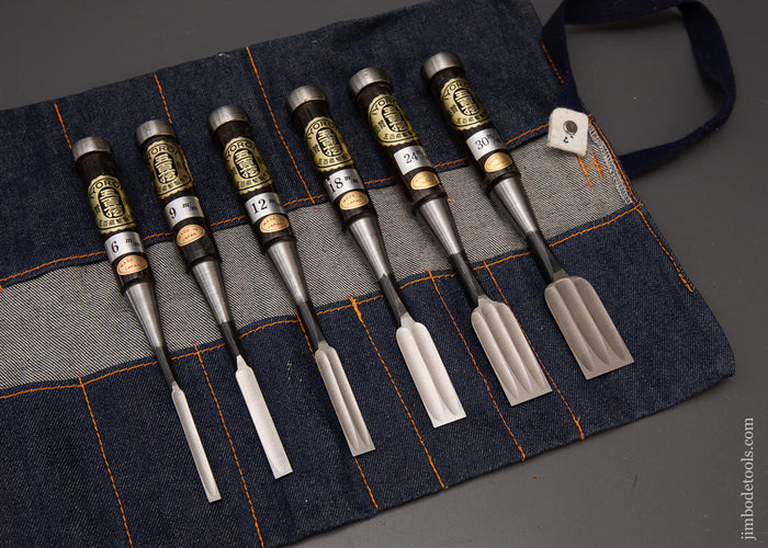 Immaculate-Set-of-6-IYORI-Ebony-Handled-Chisels-119489-AS-OF-FEB-8