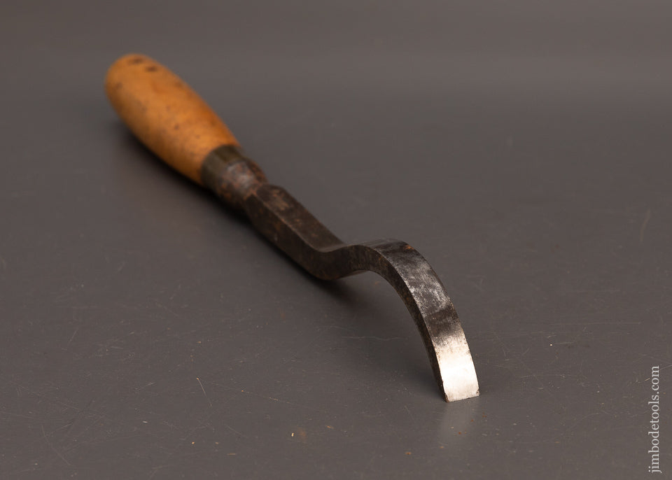 Fine-MARPLES-1/2-Inch-Swan-NeckMortise-Chisel-with-Boxwood-Handle-119497