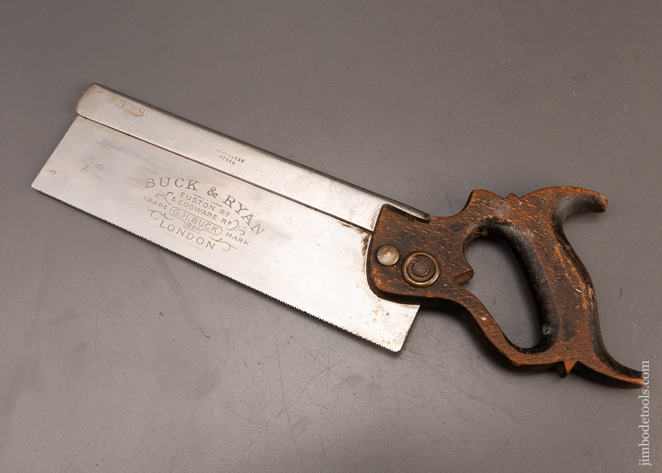 Uncommon-BUCK-&-RYAN-Stainless-Steel-Back-Saw-119513