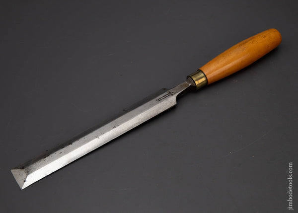 Immaculate-MARPLES-1-1/4-Inch-Long-Thin-Paring-Chisel-with-Boxwood-Handle-119543