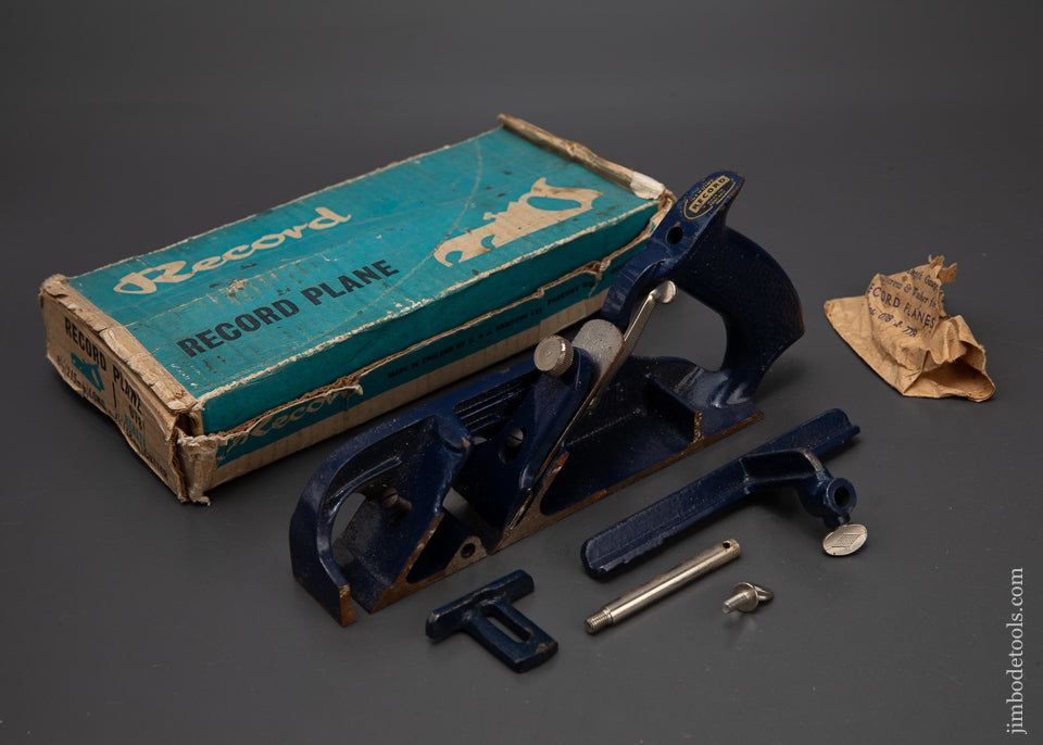 RECORD-No.-078-Rabbet-Plane-Near-Mint-in-Box-119545