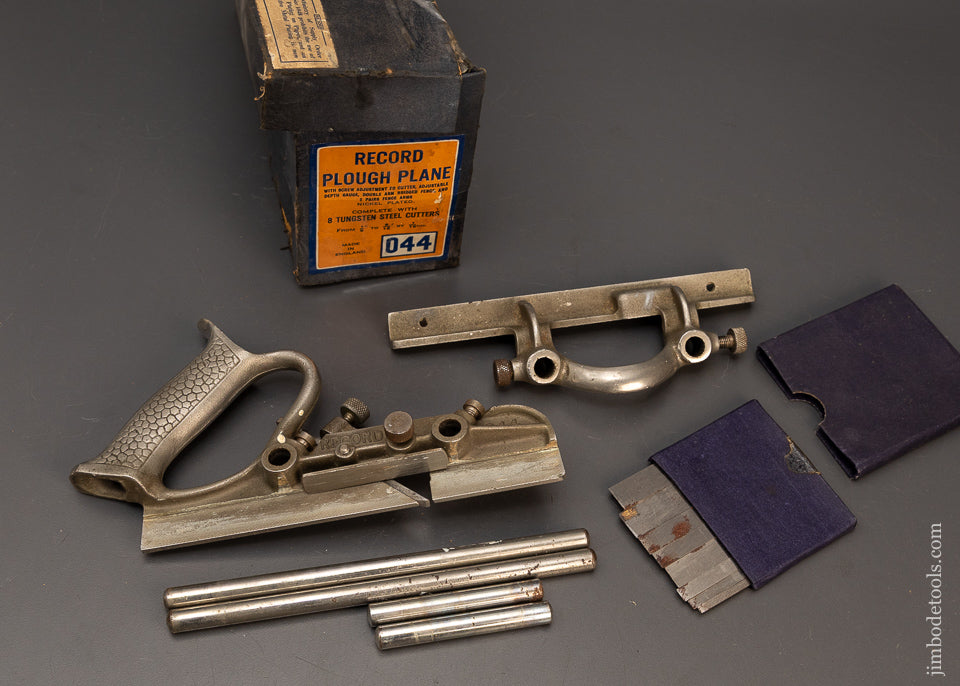 RECORD-No.-044-Plough/Plow-Plane-100%-COMPLETE-in-Original-Box-119555