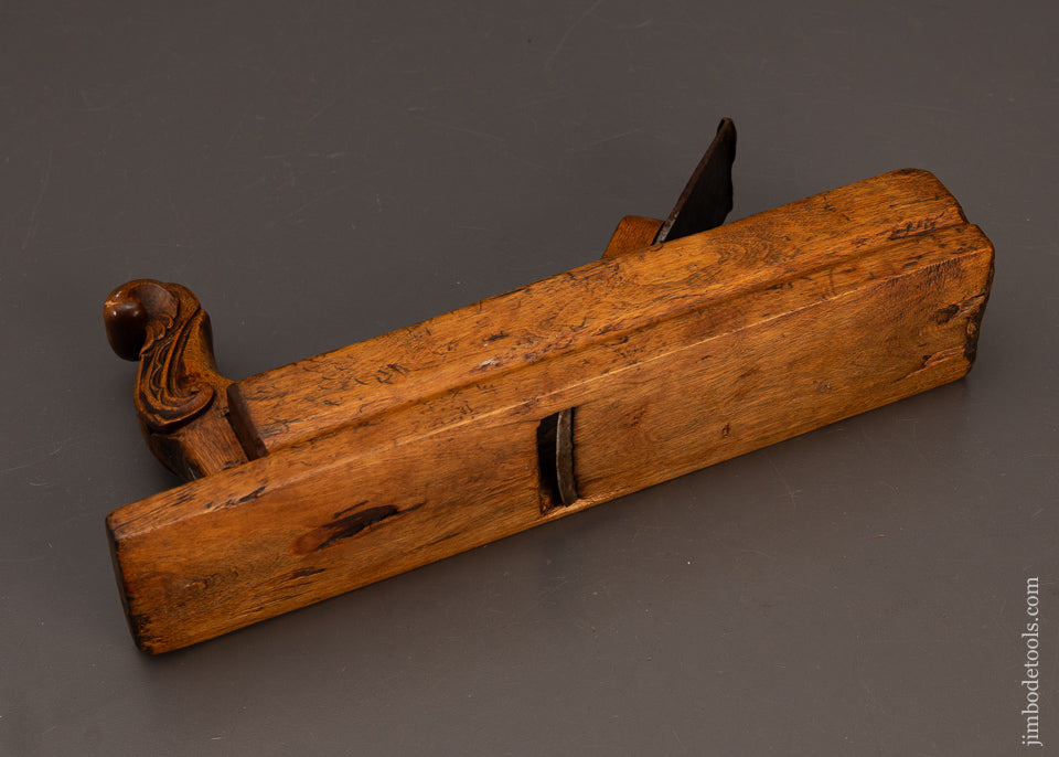 Stunning-Carved-&-Dated-Dutch-Bench-Plane-119564