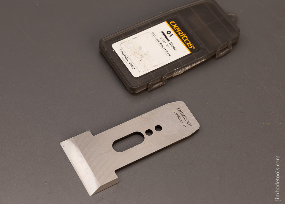 VERITAS-2-1/4-Inch-01-Blade-for-Bevel-Up-Jack-Plane-Mint-119588