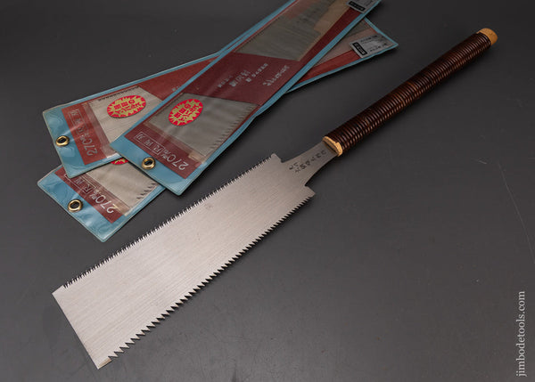 11-Inch-Japanese-Saw-by-MITSUKAWA-Mint-with-4-Blades-119607