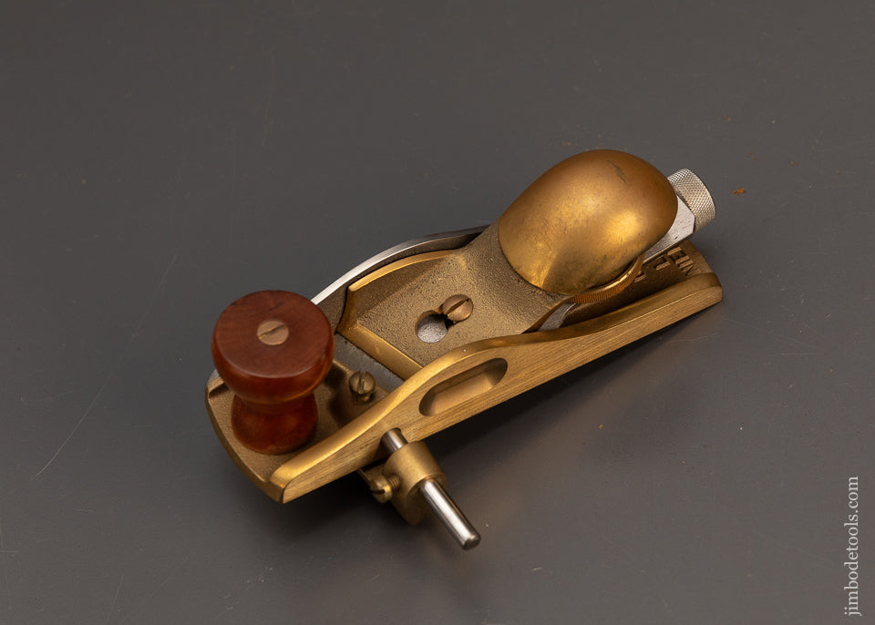 Out-of-Stock-&-Unavailable-BRONZE-LIE-NIELSEN-No.-140-Skew-Block-Plane-with-Fence-119617