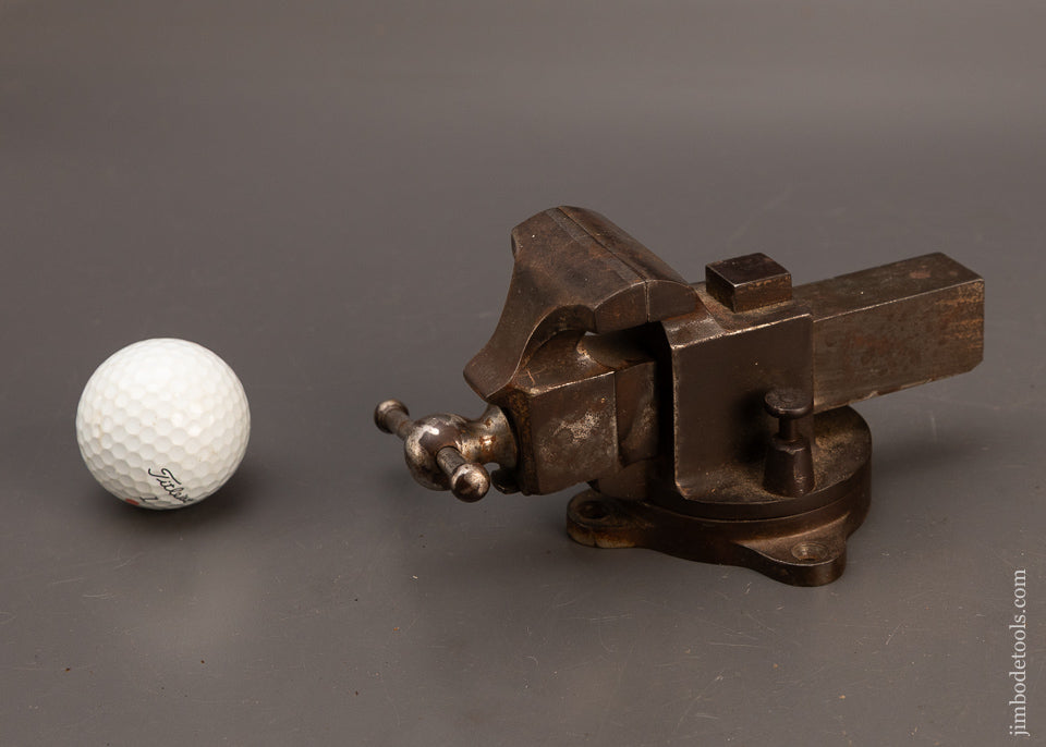 HALL-&-COOK-PATENT-1877-Mini-Prentiss-Vise-with-Swivel-Base-119624