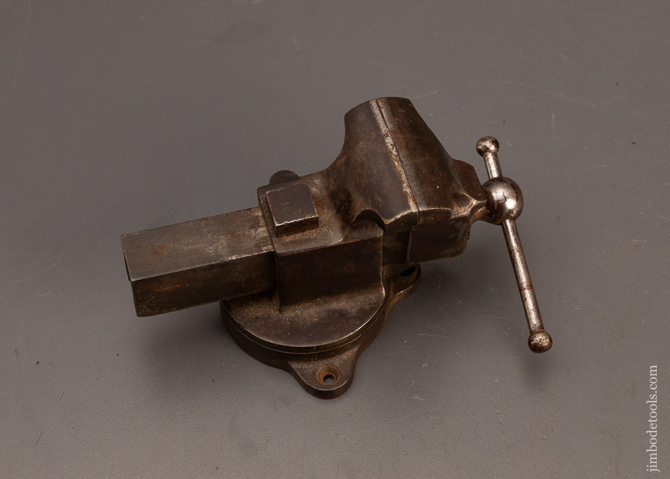 HALL-&-COOK-PATENT-1877-Mini-Prentiss-Vise-with-Swivel-Base-119624