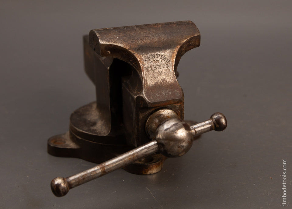 HALL-&-COOK-PATENT-1877-Mini-Prentiss-Vise-with-Swivel-Base-119624
