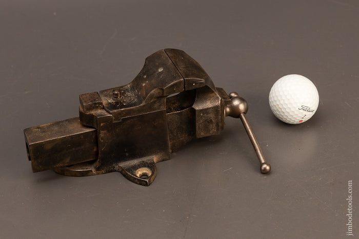 Mini-2-Inch-Prentiss-Vise-HALL-&-COOK-PATENT-with-Swivel-Jaw-119625
