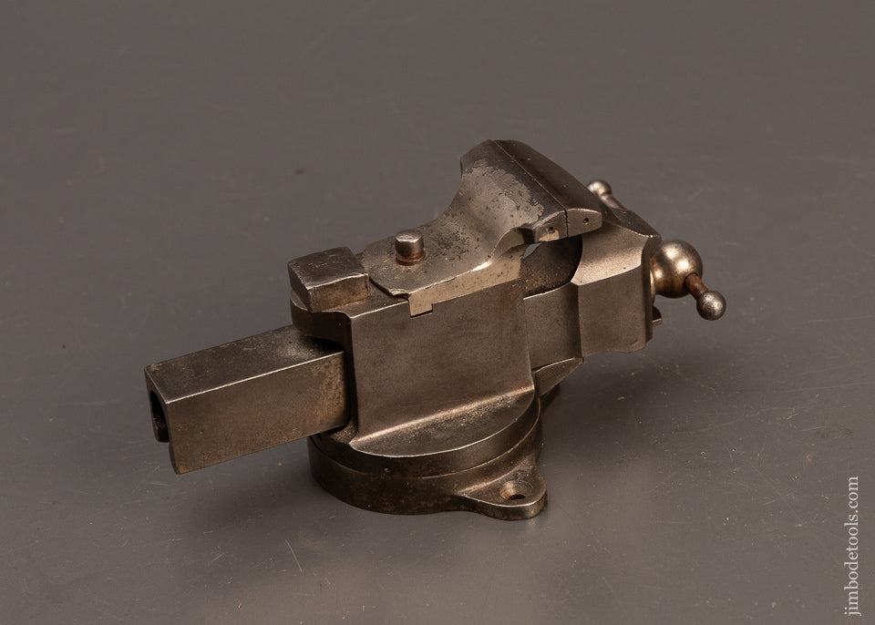 Premium-Extra-Fine-HALL-&-COOK-PATENT-Mini-Prentiss-Vise-with-Swivel-Jaws-&-Swivel-Base-119630