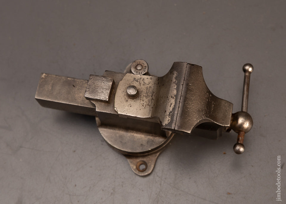 Premium-Extra-Fine-HALL-&-COOK-PATENT-Mini-Prentiss-Vise-with-Swivel-Jaws-&-Swivel-Base-119630