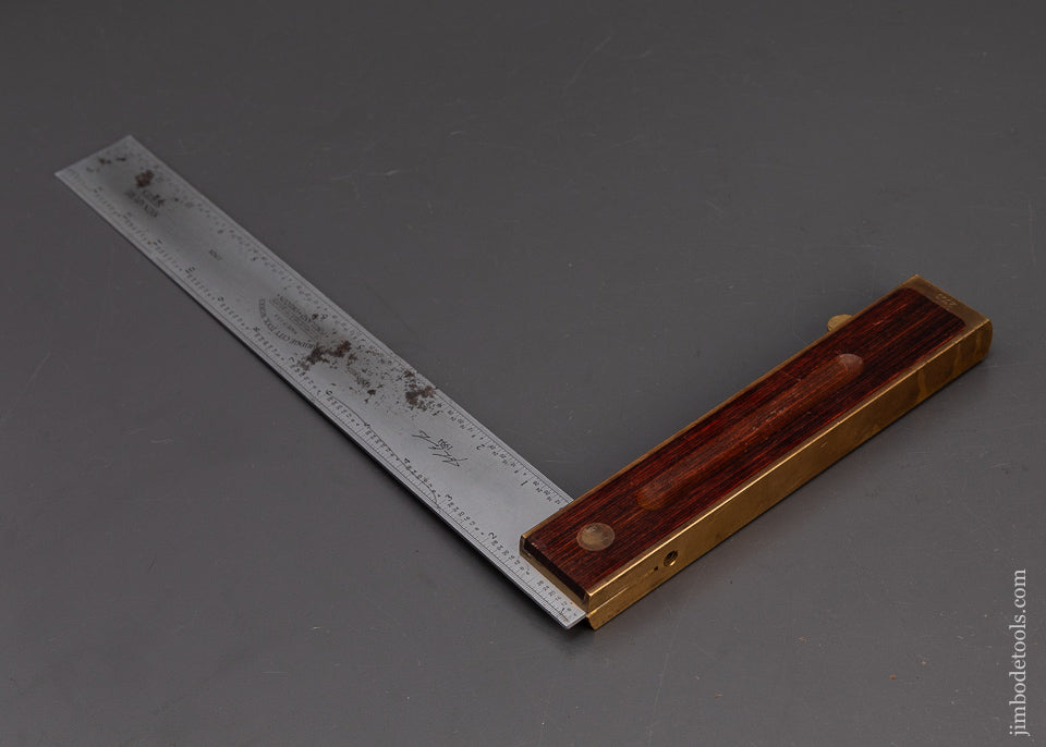 Used-BRIDGE-CITY-TOOL-WORKS-No.-As-14-Adjustable-Try-Square-119635