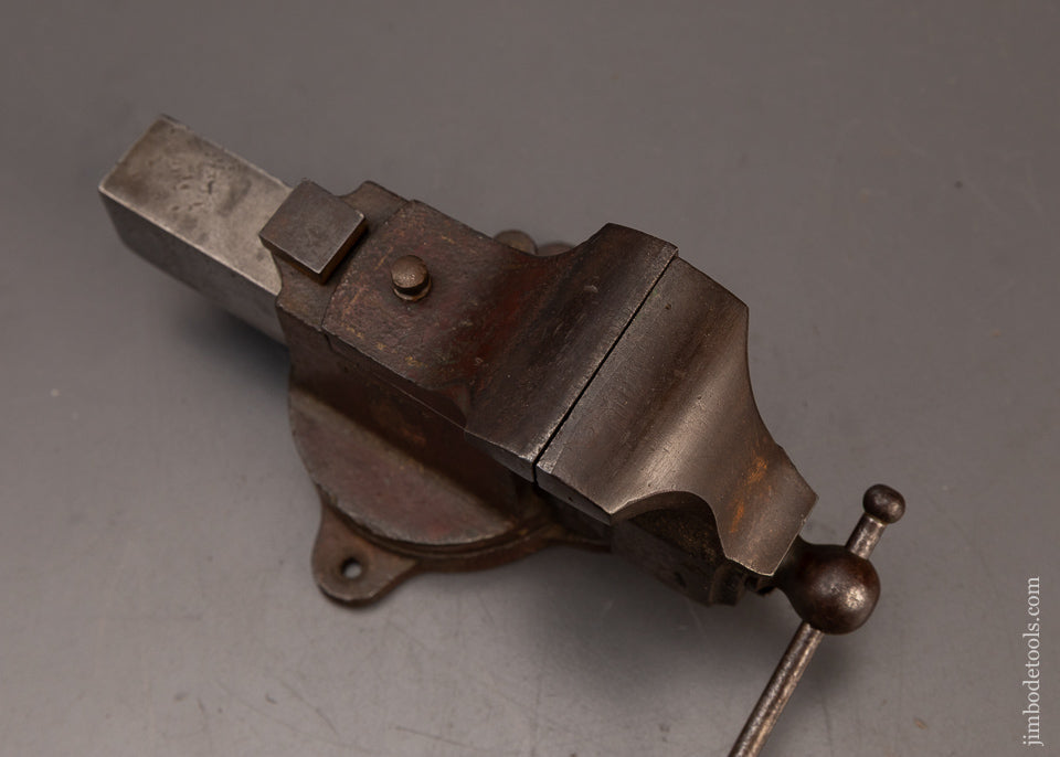 Crisp-Fine-Mini-2-Inch-PRENTISS-PATENT-Vise-with-Swivel-Head-&-Swivel-Base-119649