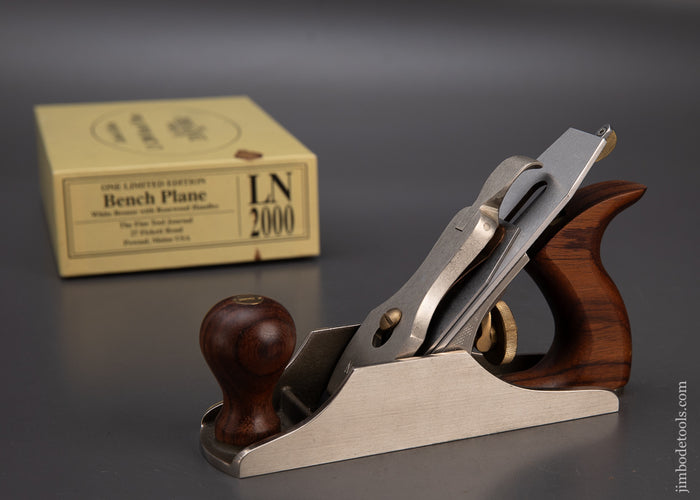 Limited-Edition-White-Bronze-&-Rosewood-LIE-NIELSEN-2000-Smooth-Plane-(No.-602)-Mint-in-Box-119667-AS-OF-MAR-6 