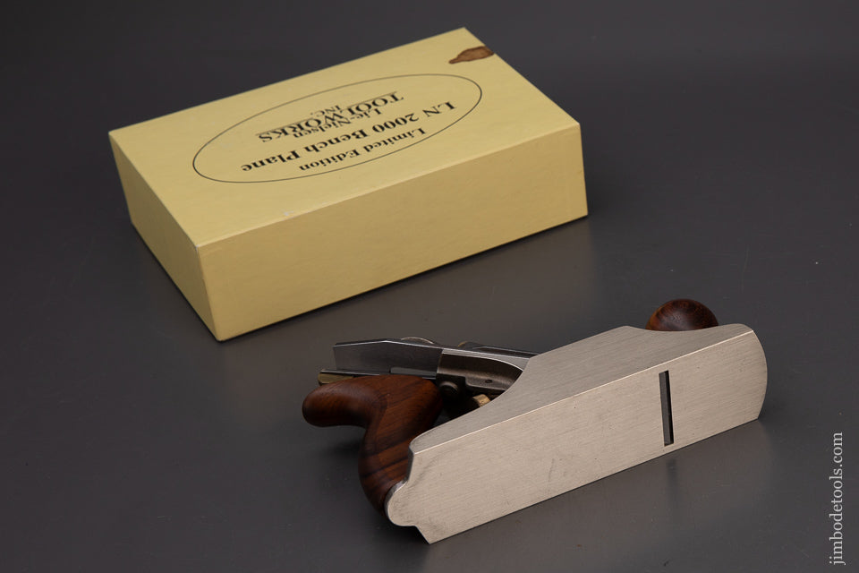 Limited-Edition-White-Bronze-&-Rosewood-LIE-NIELSEN-2000-Smooth-Plane-(No.-602)-Mint-in-Box-119667-AS-OF-MAR-6 