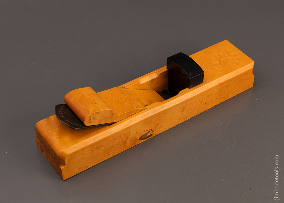 Remarkable-Massive-11-3/4-Inch-Solid-Boxwood-&-Ebony-Miter-Plane-by-BILL-CARTER-119669-AS-OF-FEB-27