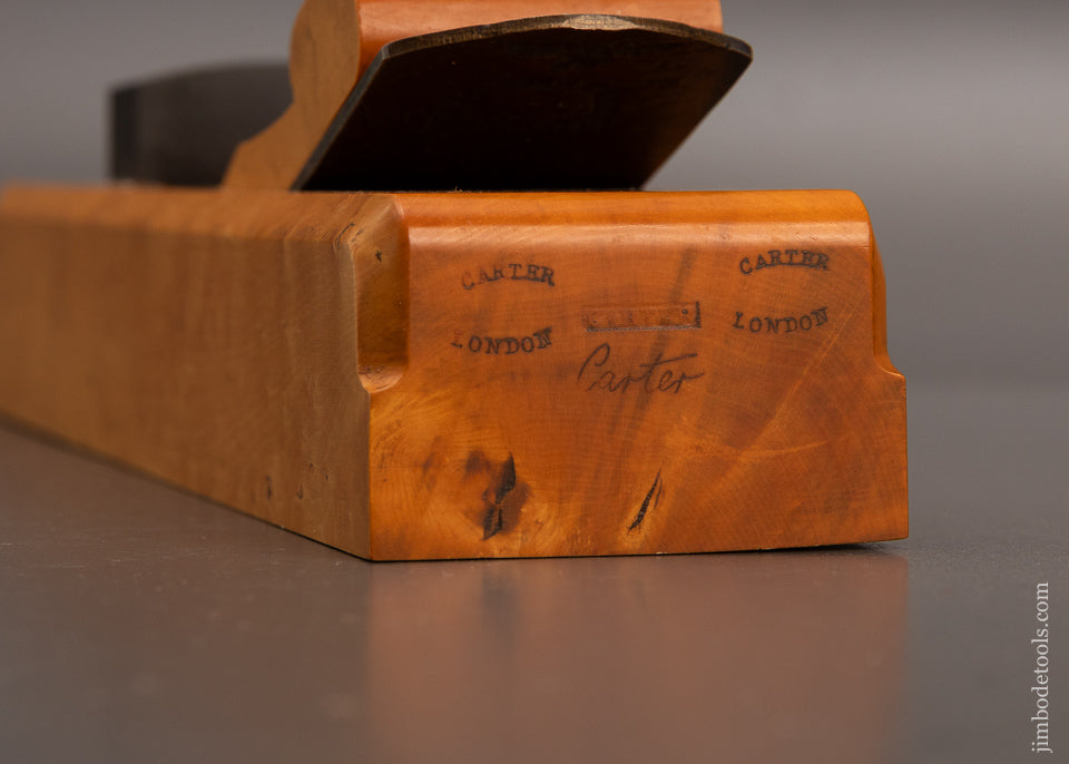 Remarkable-Massive-11-3/4-Inch-Solid-Boxwood-&-Ebony-Miter-Plane-by-BILL-CARTER-119669-AS-OF-FEB-27