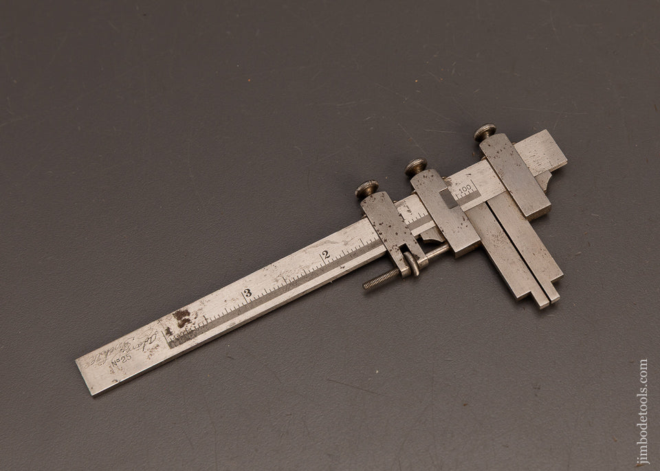 Fine-STARRETT-No.-25-Precision-Vernier-Calipers-119692
