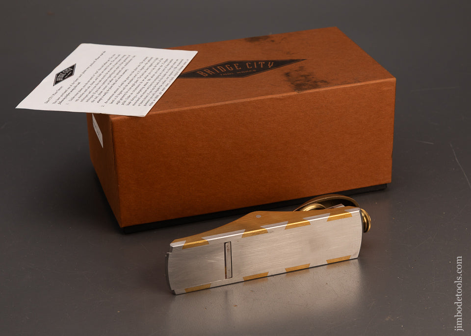 BRIDGE-CITY-TOOL-WORKS-CT-7-Low-Angle-Block-Plane-Near-Mint-in-Box-119699-AS-OF-APR-25