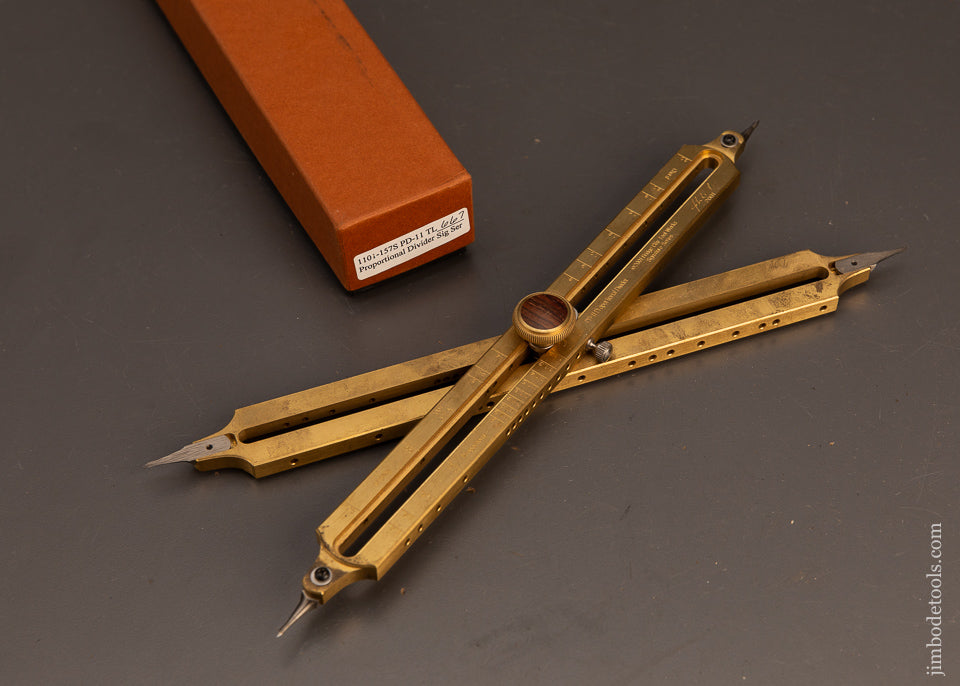 BRIDGE-CITY-TOOL-WORKS-PD-11-Proportional-Dividers-Mint-in-Box-119702