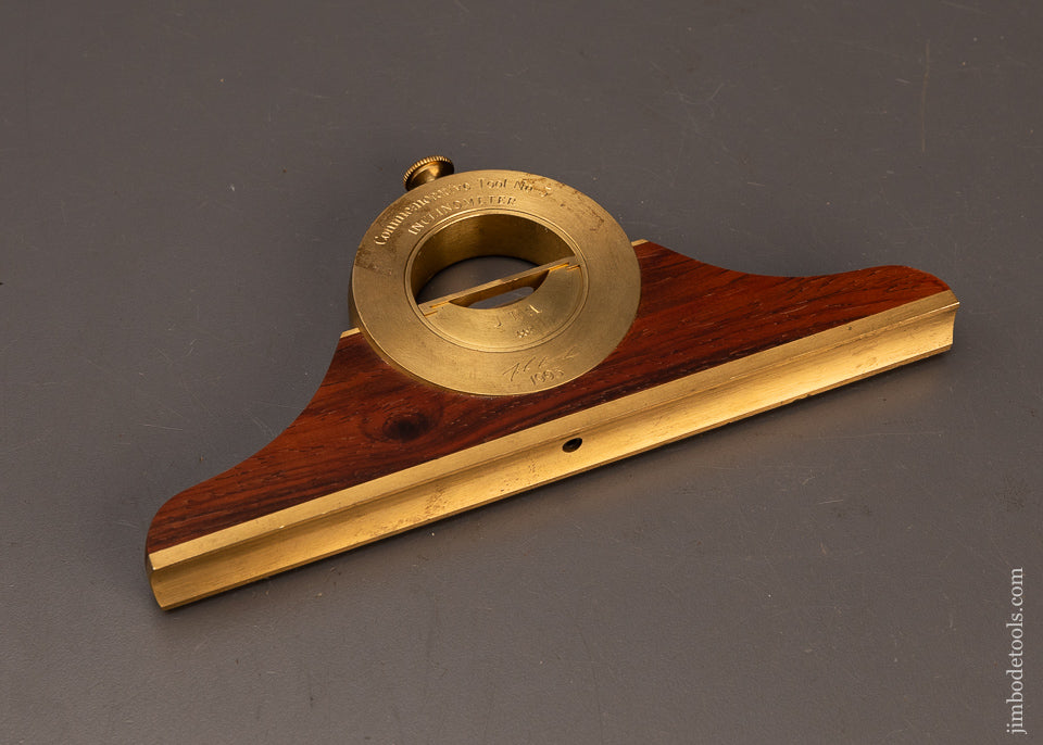 BRIDGE-CITY-TOOL-WORKS-CT-3-Inclinometer-Rosewood-Mint-in-Box-119707