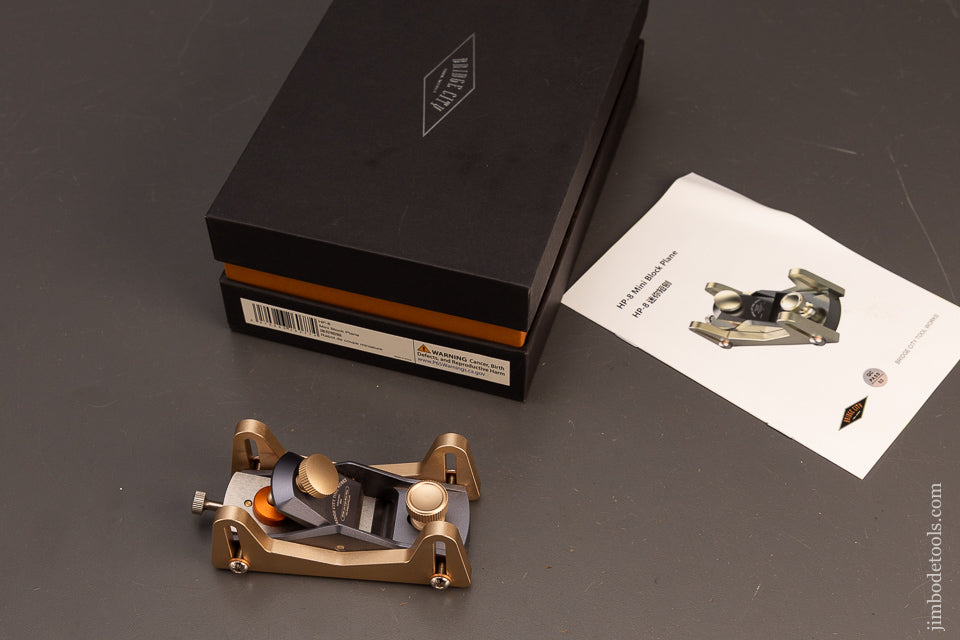 BRIDGE-CITY-TOOL-WORKS-HP-8-Block-Plane-Mint-in-Box-119721