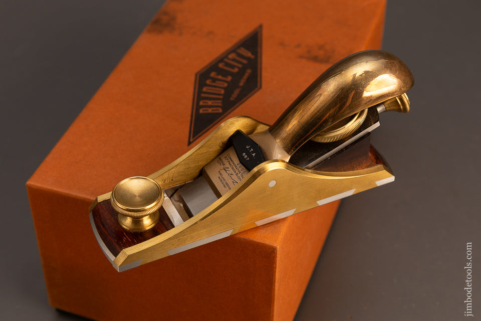 BRIDGE-CITY-TOOL-WORKS-CT-8-Low-Angle-Block-Plane-Near-Mint-in-Box-119723-AS-OF-APR-27