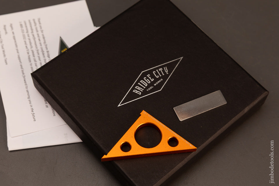 BRIDGE-CITY-TOOL-WORKS-MMS-1-Mini-Miter-Square-Mint-in-Box-119724