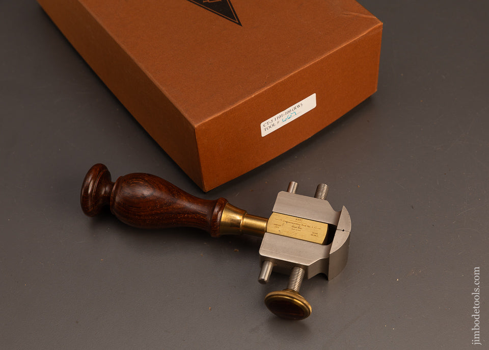 BRIDGE-CITY-TOOL-WORKS-Rosewood-CT-5-Hand-Vise-Near-Mint-in-Box-119725