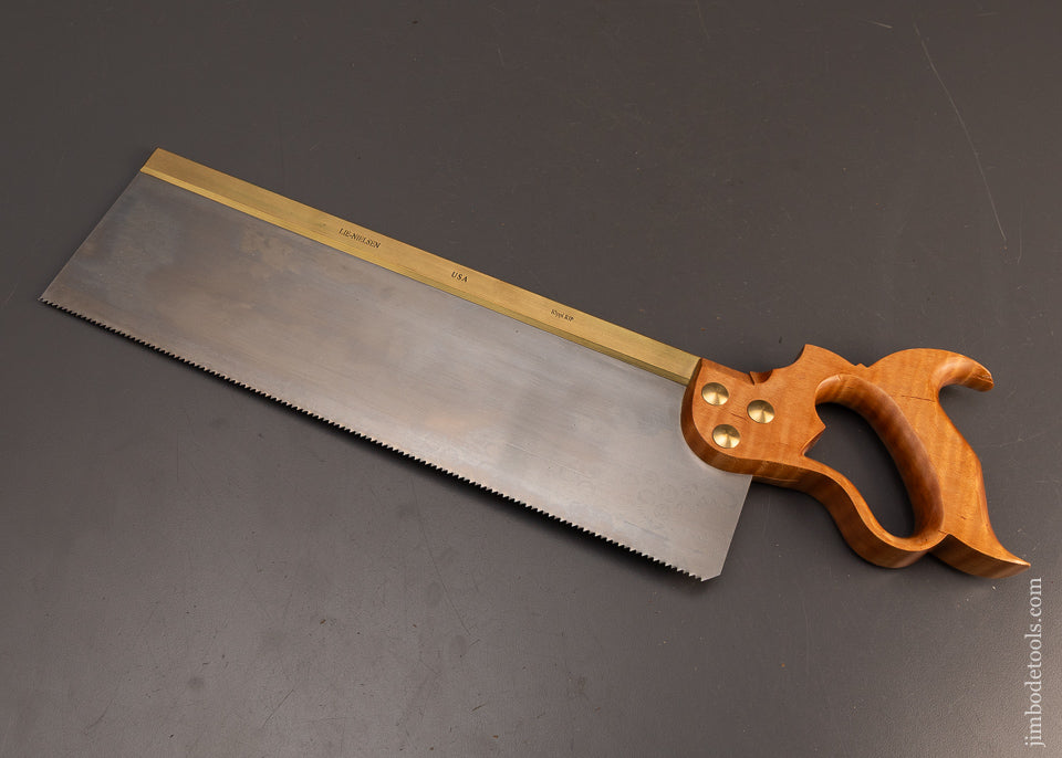 Discontinued-LIE-NIELSEN-Tiger-Maple-Brass-Back-Tenon-Saw-119733