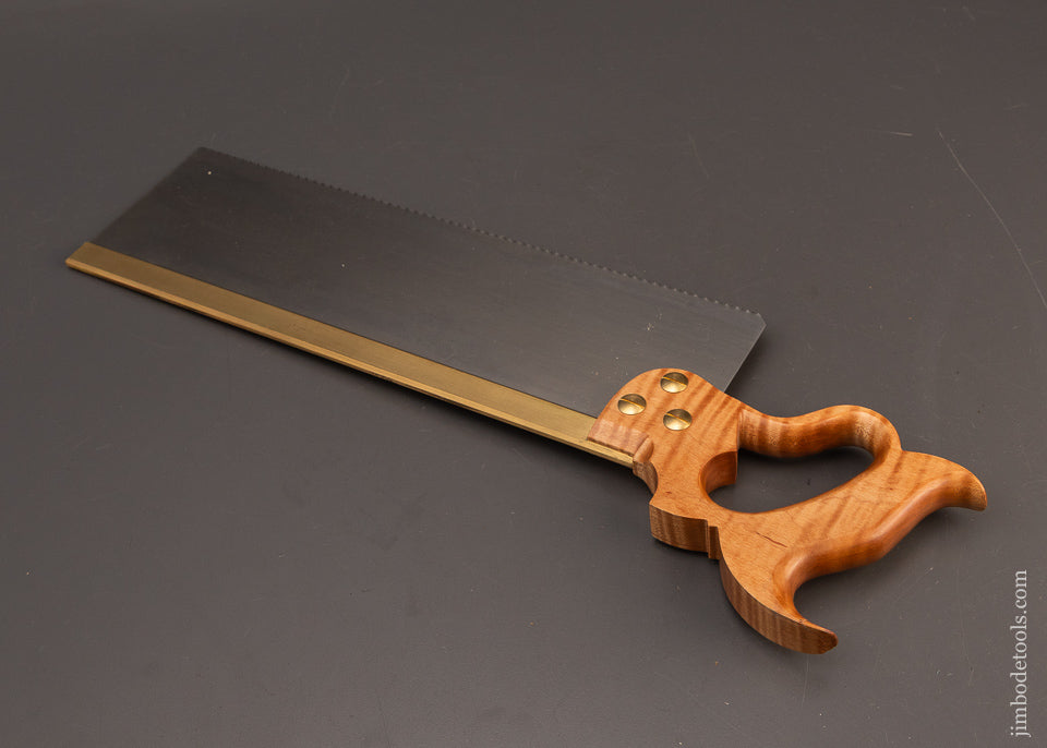 Discontinued-LIE-NIELSEN-Tiger-Maple-Brass-Back-Tenon-Saw-119733