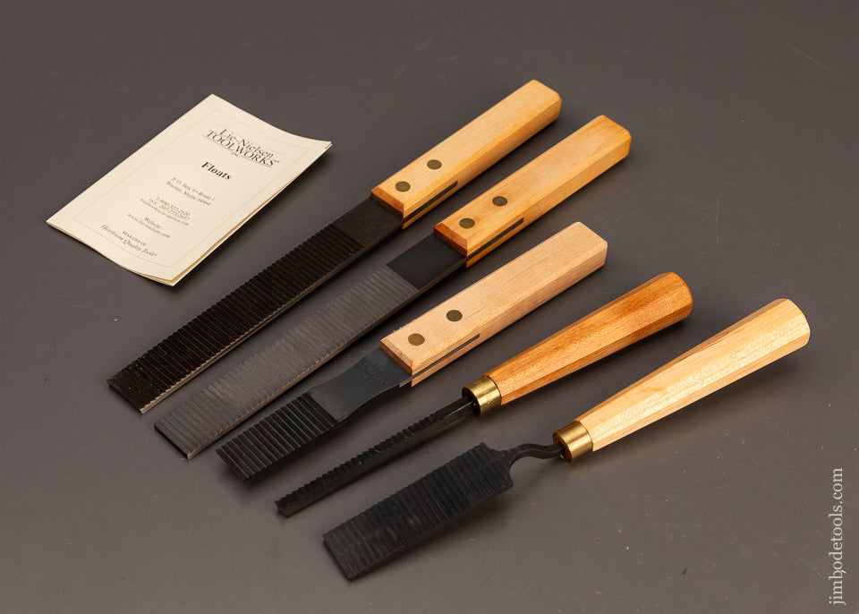 Mint-Set-of-5-LIE-NIELSEN-Plane-Maker’s-Floats-119770-AS-OF-MAR-2