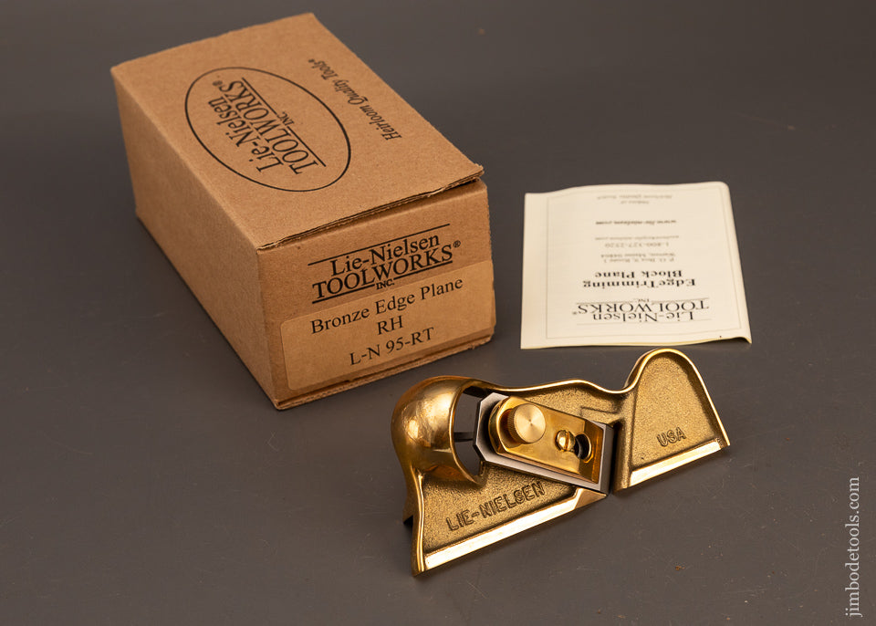 Mint-In-Box-LIE-NIELSEN-No.-95-Bronze-Edge-Plane-Out-of-Stock-at-Lie-Nielsen-119772