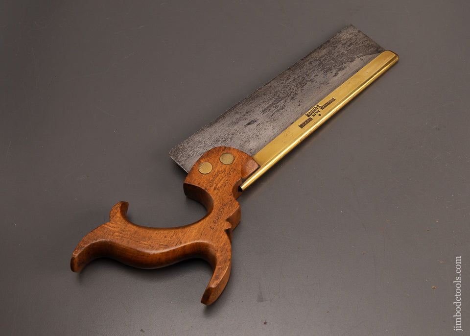 Extra-Fine-J.V.-HILL-LATE-HOWEL-LONDON-Brass-Back-Dovetail-Saw-119783