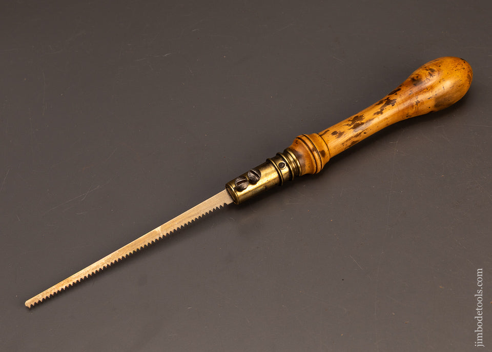 Elegant-English-Boxwood-Pad-Saw-with-New-Blade-119790