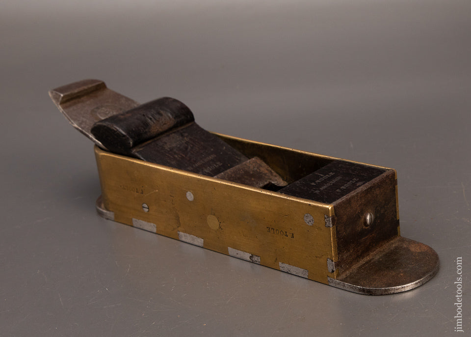 Awesome-Gunmetal-&-Rosewood-Dovetailed-Infill-Miter-Plane-119797-AS-OF-FEB-23