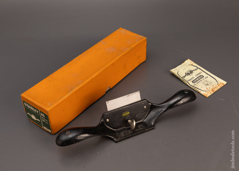 STANLEY-No.-80-Scraper-Plane-Mint-in-Box-119835