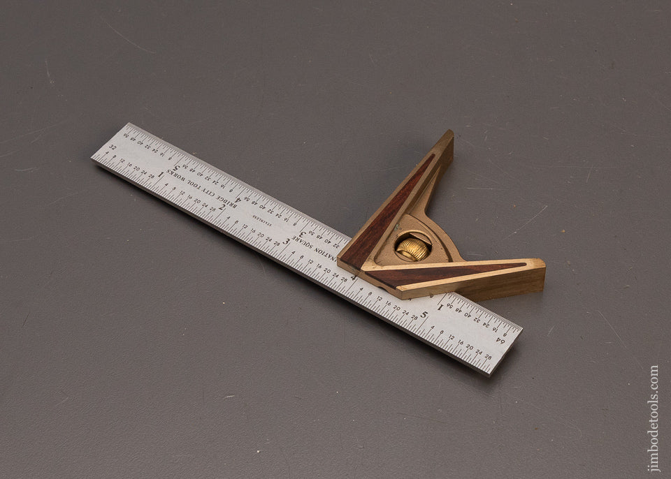 Mint-6-Inch-BRIDGE-CITY-TOOL-WORKS-No.-CS-6-Combination-Square-119837