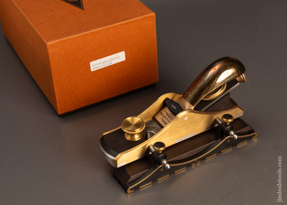 Rare-Ebony-Infill-BRIDGE-CITY-TOOL-WORKS-CT-9-Crowning-Plane-Mint-in-Box-119847
