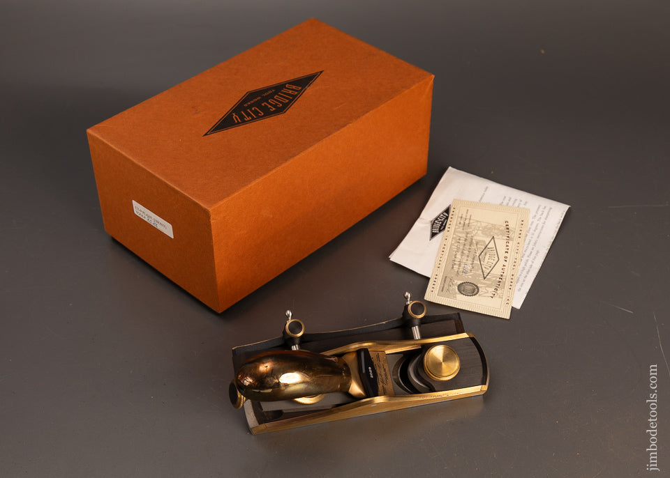 Rare-Ebony-Infill-BRIDGE-CITY-TOOL-WORKS-CT-9-Crowning-Plane-Mint-in-Box-119847