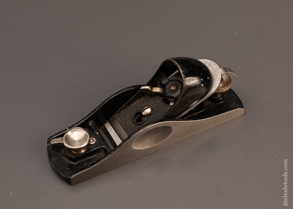 Extra-Fine-MILLERS-FALLS-No.-17-Block-Plane-with-Adjustable-Mouth-119851