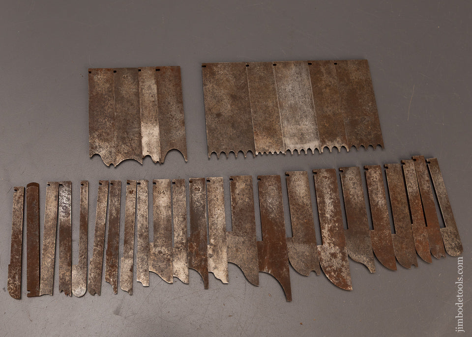 Extremely-RARE-Set-of-32-SPECIAL-CUTTERS-for-STANLEY-No.-55-Plane-119856-AS-OF-FEB-28
