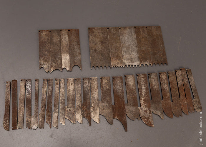 Extremely-RARE-Set-of-32-SPECIAL-CUTTERS-for-STANLEY-No.-55-Plane-119856-AS-OF-FEB-28