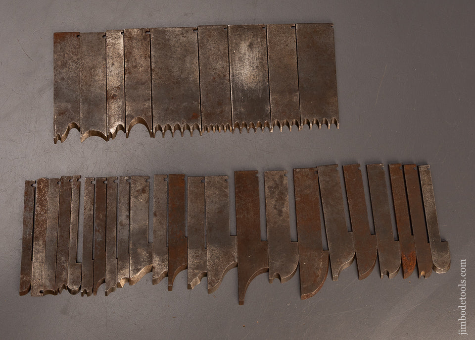 Extremely-RARE-Set-of-32-SPECIAL-CUTTERS-for-STANLEY-No.-55-Plane-119856-AS-OF-FEB-28